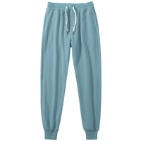 Men's Cotton Sports Casual Pants Drawstring Loose Slimming