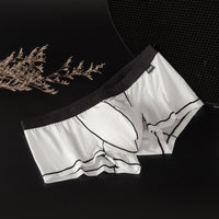Men's Thin Ice Silk Single Layer U Pouch Boxers Underwear
