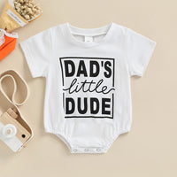 Baby Letter Print Crawling Suit Jumpsuit