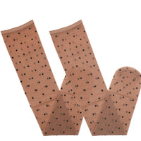 Purple Polka Dot Ultra-thin High-permeability Socks For Women