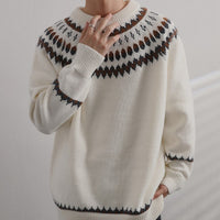 Loose-fitting Comfortable Sweater Men's Design Sense Nordic