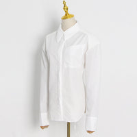 Design Backless Lace-up Shirt