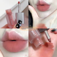 Velvet Lip Lacquer Matte Finish Long Lasting And Does Not Fade No Stain On Cup Lip Mud