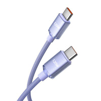 120W Fast Charge 6A Double USB Type-C Cable