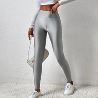 Women's Stretch Solid Color Slim-Fit Leggings