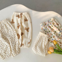 Korean Style Baby Anti-mosquito Pants Thin Cotton Trousers Loose