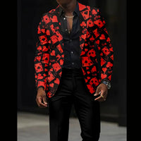 Casual All-match Dark Men's Coat