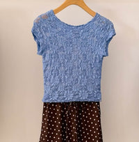 Fashionable Sexy Slim-fit Hollow-out Lace Top For Women
