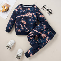 Infants Round Neck Tops And Pants Set