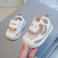 Hollow Transparent Net Soft Bottom 0-1-2 Years Old Cartoon Toddler Walking Shoes