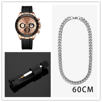 Men's Multi-functional Fashion Waterproof Quartz Watch