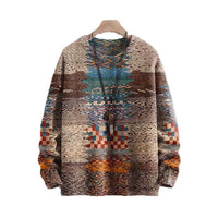 Chunky-knit Crewneck Sweater In A Thick, Heavyweight Fabricno Hood
