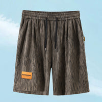 Men's Casual High-Elastic Thin Loose High-Waist Shorts