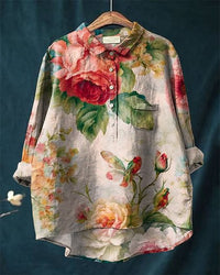 European And American-style Long-sleeve Women's Shirts