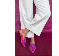 Color Matching Women's Plus Size Pointed Low Heel Slingback Sandals