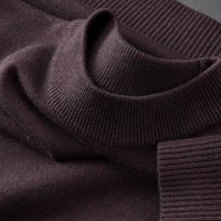 Men's Half-high Collar Warm Long Sleeves Knitwear