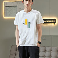 Pure Cotton Short-sleeve T-shirt Trendy Casual Top