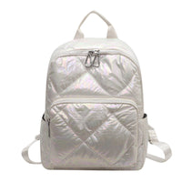 Embroidery Thread Backpack Girls Shopping Korean Simple All-match Cotton