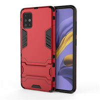 Armor Two In One Stand Phone Case A51 Anti-drop Protective Case