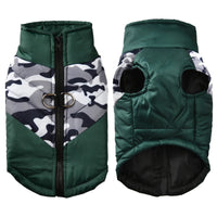 AutumnWinter Pet Clothing Camouflage Print Puppy