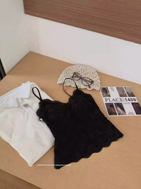 Lace Camisole Womens Wireless Beautiful-Back Bra
