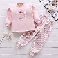 Children's Thermal Underwear Set Plus Velvet Thickening