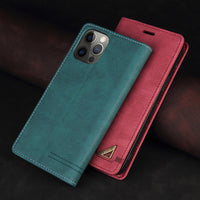 Leather Flip Faux Protective Phone Case