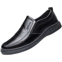 Men's Soft Leather Soft Bottom Non-slip Casual Leather Shoes