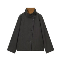 Casual Women's Short Double-sided Trench Coat
