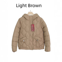Thick Hooded Winter Cotton-padded Coat