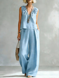 Sexy Urban-style Sleeveless Pantsuit