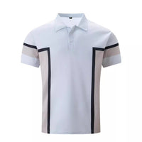 Lapel Collar Button Color Matching Versatile T-shirt