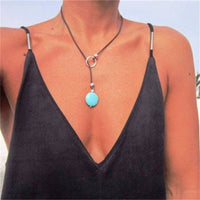 Y-shaped Collar Fashionable Beach Necklace