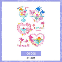 Waterproof And Durable Colorized Butterfly Tattoo Sticker