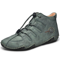 Warm Plush Outdoor Large Size Men's Leather Boots