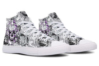 Printed Couple High-top Canvas Shoes