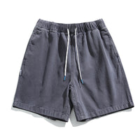 Men's Loose Washed-out Cotton Shorts
