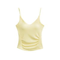 Womens Tank Top With Chest Pads Bodycon Style