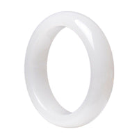 Natural Xinjiang Mutton-fat Grade White Jade Bracelet, Hetian