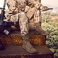 Light And Breathable High-top Cross-border Large Size Combat Boots