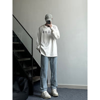 Elastic Waist Jeans American All-match