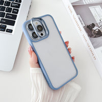 Metal Lens Invisible Bracket Phone Case