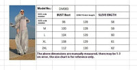 Women's Muslim Style Satin Stitching Design Elegant Fashion Dress