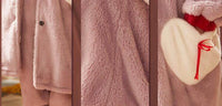 Fashion Cute Thick Coral Velvet Pajamas Women