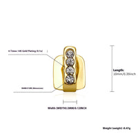 Four-Diamond Vertical Bar Single Tooth Socket Accessories