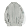 Waffle Knit Bottoming Shirt Versatile Tops Outerwear