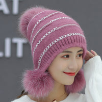 Women's Fashion Thick Warm Wool Knitted Hat