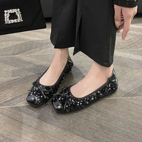 Soft Bottom Height Increasing Insole Breathable Mary Jane Shallow Mouth Pumps