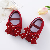 Baby Shoes Bow Soft Sole Toddler