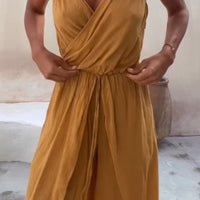 Fashion Solid Color Casual Jumpsuit